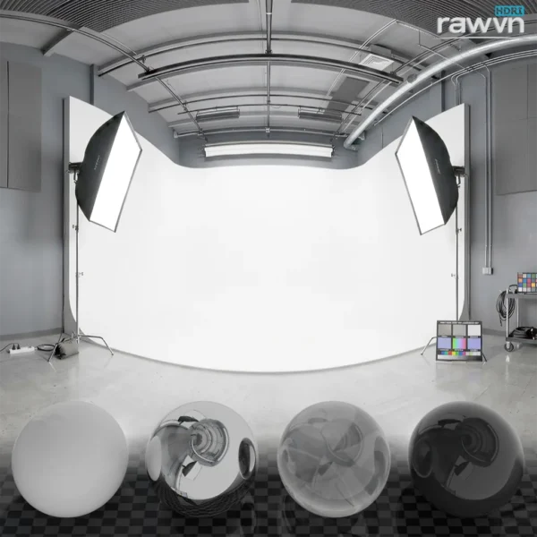 Free Softboxes HDRI Map for Studio 3D Lighting & PBR Product Rendering