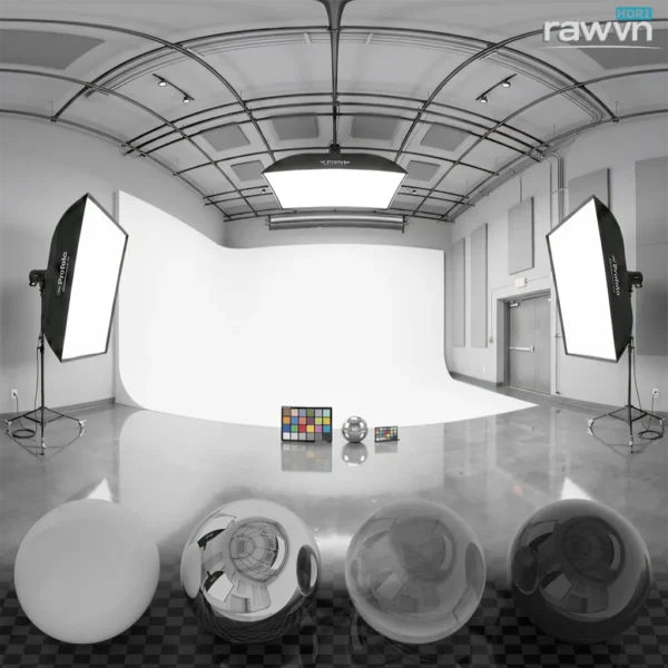 Free Softboxes HDRI Map: Studio Lighting for Product Rendering & PBR Look Dev