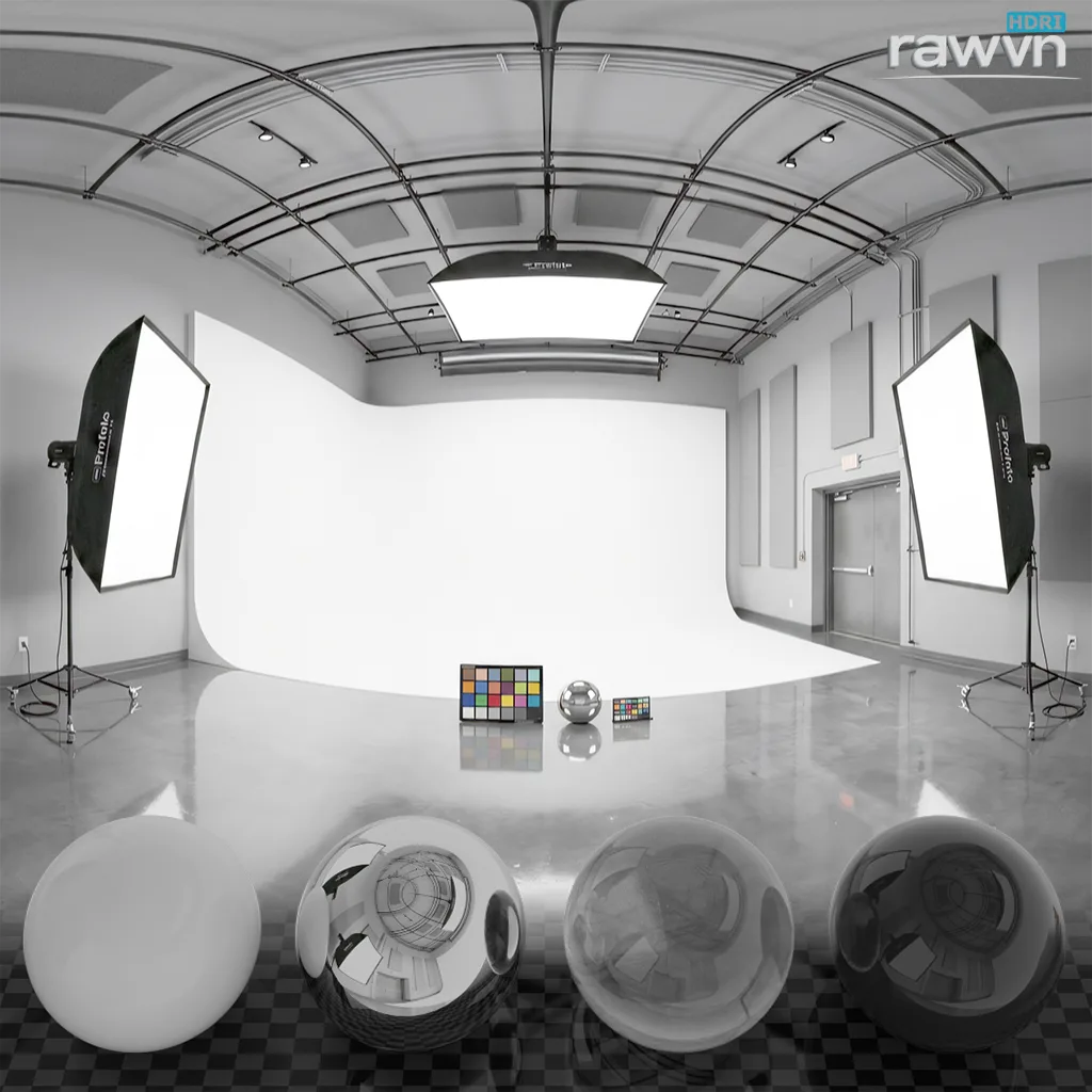 Free Softboxes HDRI Map: Studio Lighting for Product Rendering & PBR Look Dev