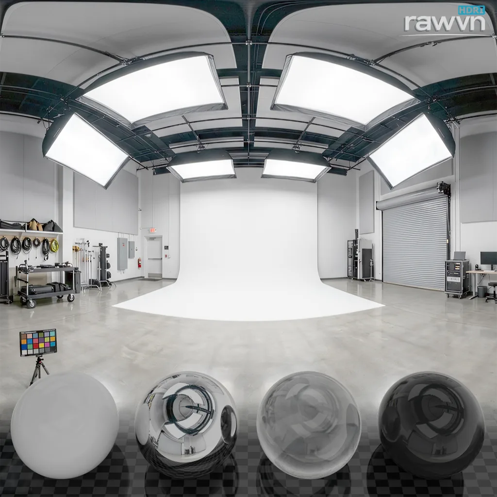 Free Softboxes HDRI Studio Lighting Map for Product Rendering & PBR Lookdev
